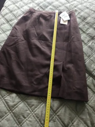 Falda lana El Corte Inglés talla 40