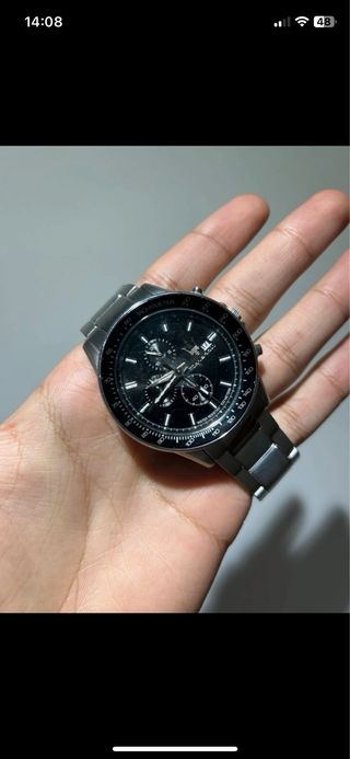 Reloj Maserati Negro y Plateado
