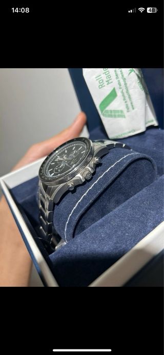 Reloj Maserati Negro y Plateado