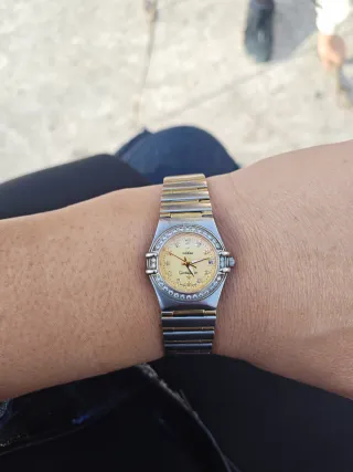 Reloj Omega Constellation Diamantes Oro/Plata