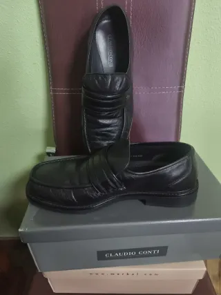 Zapatos Claudio Conti Piel Hombre Negros