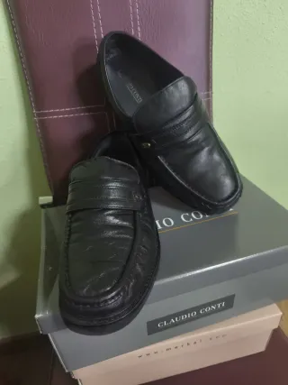 Zapatos Claudio Conti Piel Hombre Negros