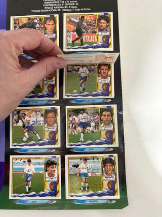 Álbum Liga Fútbol 95/96