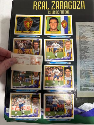 Álbum Liga Fútbol 95/96