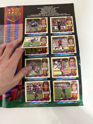 Álbum Liga Fútbol 95/96