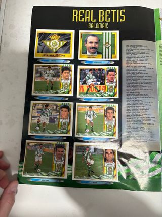 Álbum Liga Fútbol 95/96