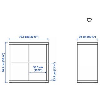 Estantería Kallax Madera con Cubos