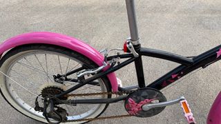 Bicicleta infantil Decathlon rosa