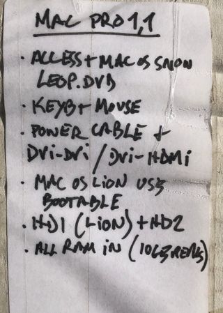 Mac Pro 1,1 Quad Core 2,66GHz Mac OS LION