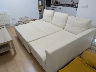 Sofá-cama Chaiselongue Beige