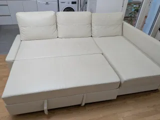Sofá-cama Chaiselongue Beige