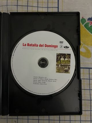 Película DVD La Batalla del Domingo