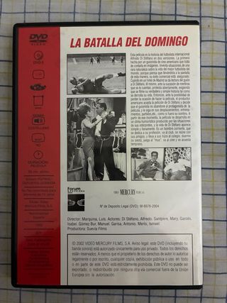 Película DVD La Batalla del Domingo