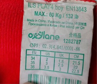 Patines Oxelo Talla 34 + Bolsa