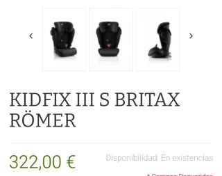 Silla Britax Römer Kidfix III S