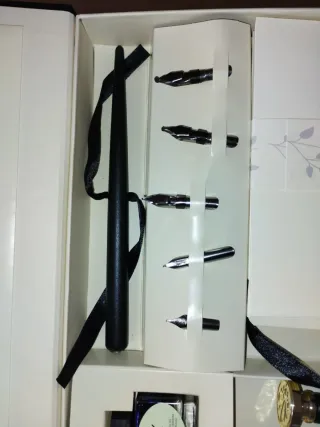 Set de Caligrafía con Plumas y Tinta