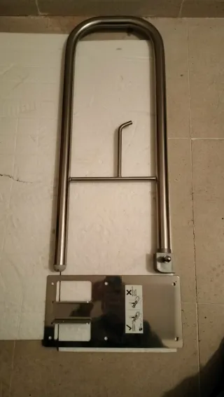 Barra de seguridad WC acero inoxidable