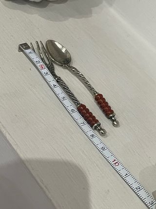 Miniatura argento 800 con punzone