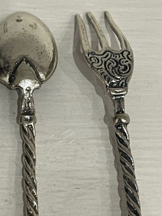 Miniatura argento 800 con punzone