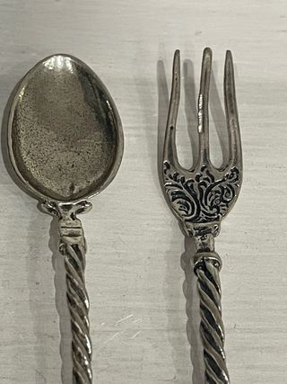 Miniatura argento 800 con punzone