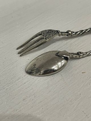 Miniatura argento 800 con punzone