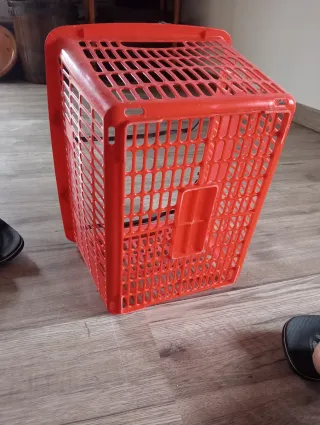 Cesta Coca-Cola Roja