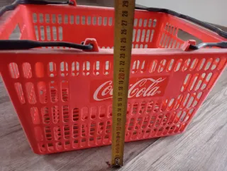 Cesta Coca-Cola Roja