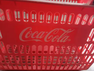 Cesta Coca-Cola Roja