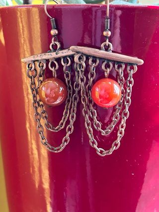 Orecchini con Corniola