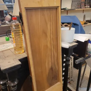 Panel de madera tallada