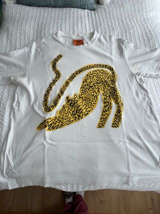 Camiseta Zara Sebastian Curi Blanca y Amarilla