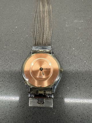 Orologio Swatch donna oro e argento