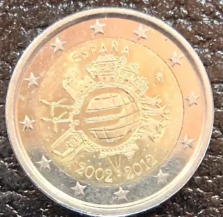 Moneda 2 Euros España 2002-2012