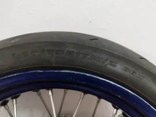 Rueda Supermotard Azul