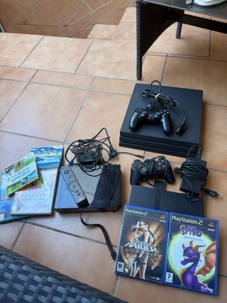 Consolas Wii y PlayStation 2/3 con juegos