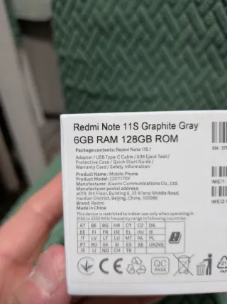 Xiaomi Redmi Note 11S 6+128GB