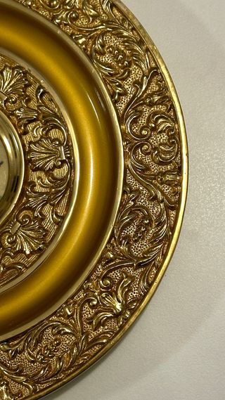 Pareja de Platos en Bronce y Esmalte (26cm) - 1,1k