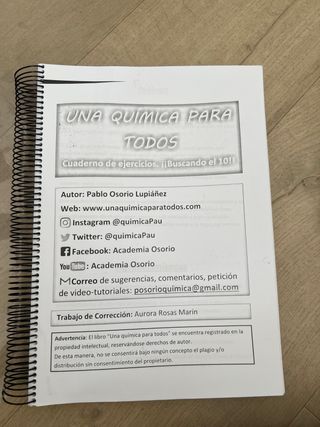 UNA QUIMICA PARA TODOS