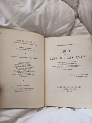 Libro de la caza de las aves