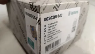 Cuerpo de agua Vaillant y membrana para calentador