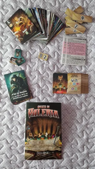 Quests of Valeria - Juego de mesa en ingles