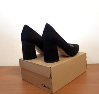 Decolletè Clarks Pelle Nere EU42 UK8