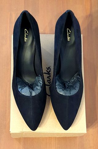 Decolletè Clarks Pelle Nere EU42 UK8