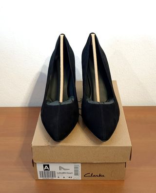 Decolletè Clarks Pelle Nere EU42 UK8