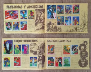 Álbum de Cromos Monstruos 1986