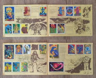 Álbum de Cromos Monstruos 1986