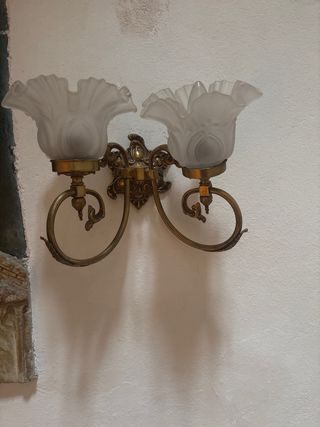 pack 2 lámparas pared