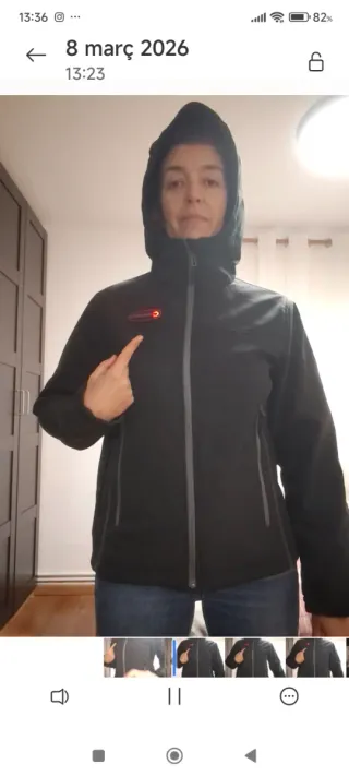 Chaqueta calefactable Conqueco Mujer Talla S