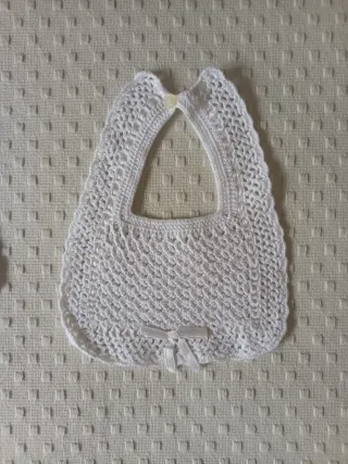 Lote 3 baberos crochet