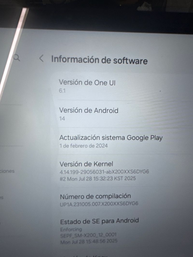 Tablet Samsung Galaxy Tab A8 128GB Android 14 afbeelding 9